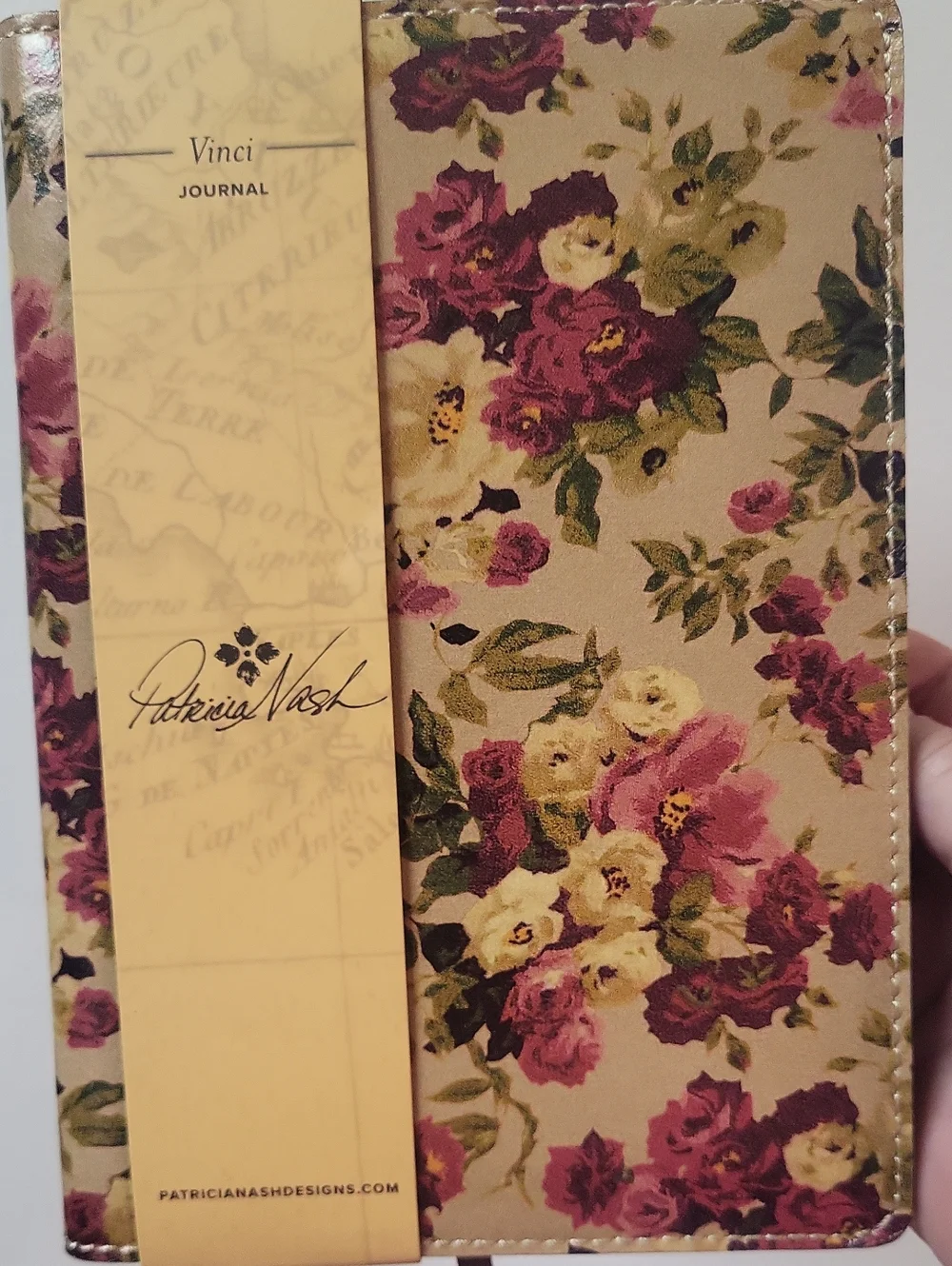 Patricia Nash Antique Rose Vinci Journal